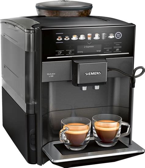 Siemens EQ6 Plus S100 TE651319RW Volautomatische Espressomachine