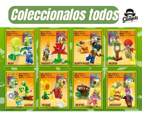 Plantas Vs Zombies Bloques Armables En Figuras En Venta En Texcoco