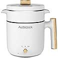 Amazon Audecook Electric Hot Pot With Steamer L Portable Mini Travel Cooker