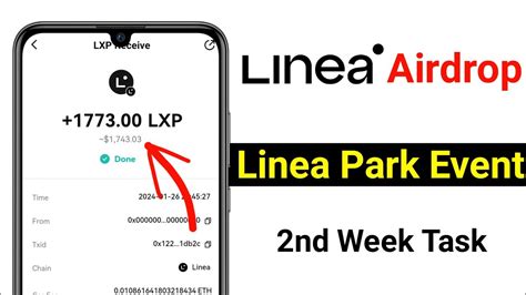 Linea Airdrop Linea Park 2nd Week Linea LXP Event YouTube