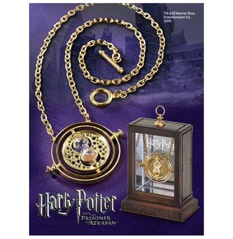 Harry Potter Collar Con Colgante Spinning Time Turner Giratiempos De