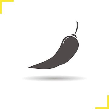Chili Pepper Icon Chili Pepper Shadow Hot Vector Chili Pepper Shadow Hot PNG And Vector With
