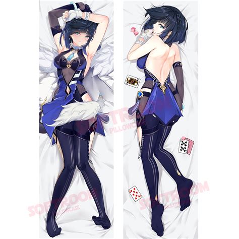 Yelan Genshin Impact Dakimakura Body Pillowcase Sofa Bed Soft Anime