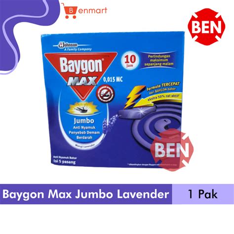 Jual Baygon Max Jumbo Wangi LAVENDER FRESH SCENT Obat Nyamuk Bakar