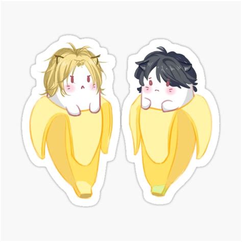 Banana Fish Stickers Redbubble