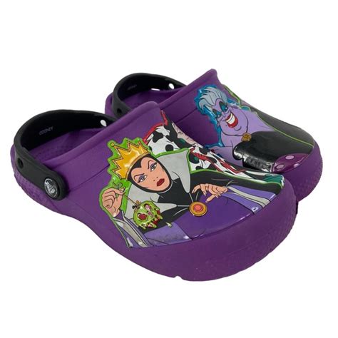 CROCS Shoes Crocs Disney Villains Purple Clog Maleficient Cruella