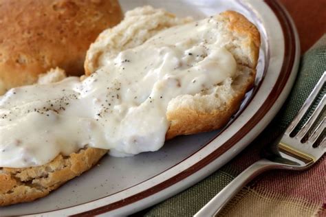 Old Fashioned Biscuits and Gravy Recipe - Down Home Goodness | Recipe | Gravy recipes, Sausage ...