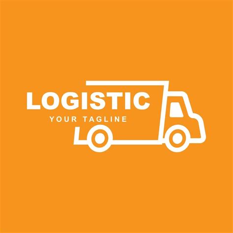 Premium Vector Logistic Company Logo Vector With Slogan Template