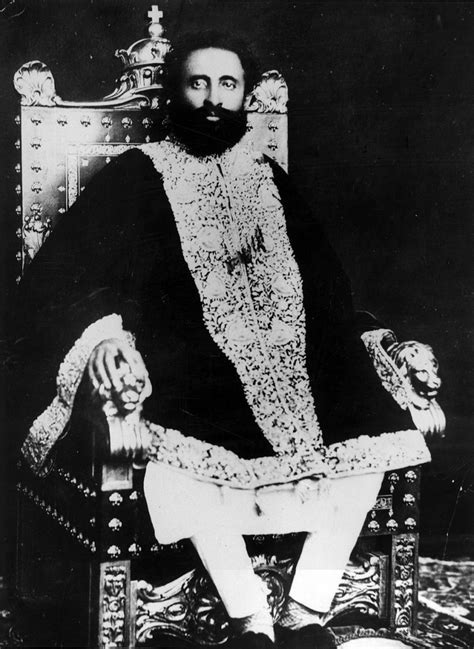 Haile Selassie — El último Emperador De Etiopía Descendiente Del Rey