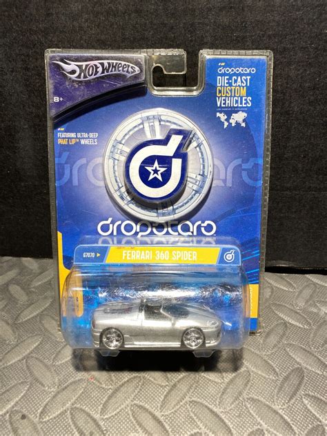 HOT WHEELS DROPSTARS FERRARI SPIDER SILVER EBay