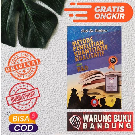 Jual Buku Metode Penelitian Kuantitatif Kualitatif Dan Randd Mpkk