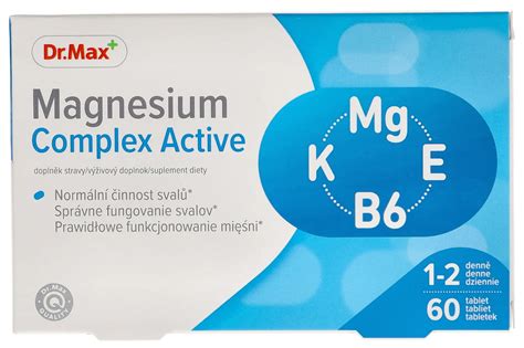 Dr Max Magnesium Complex Active 1×60 Tbl Horčík