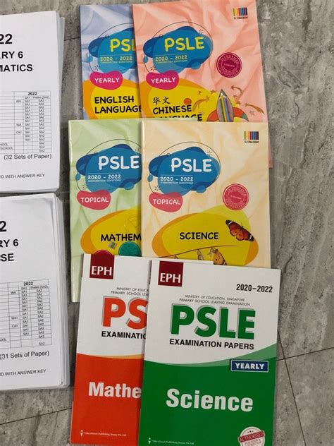 60 Sets Of P6 2022 Past Year Papers Psle 2022 And 2021 Papers Hobbies