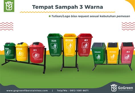 Jual Tempat Sampah 3 Warna Dengan Kualitas Terbaik Langsung Dari