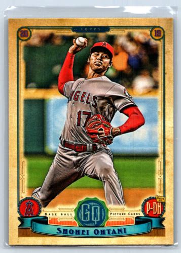 2019 Topps Gypsy Queen 55 Shohei Ohtani Angels EBay