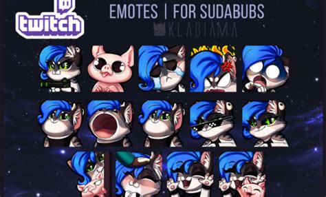 Create Custom Emotes Twitch Chibi Twitch Emotes Special For You Sub