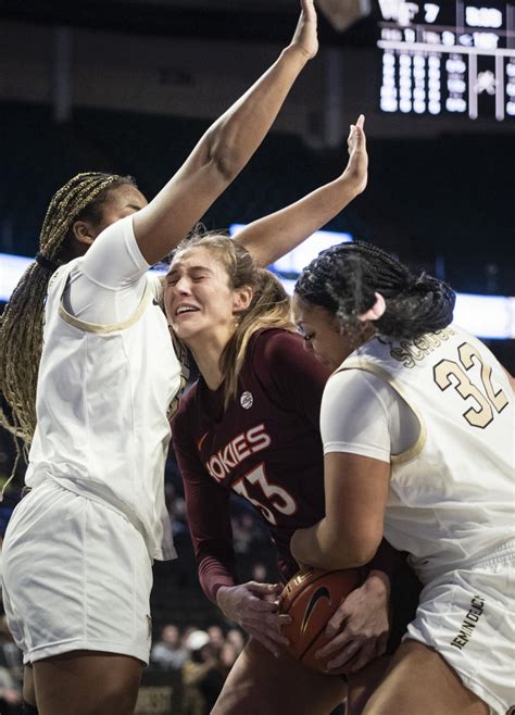 Kitley Amoore Each Secure A Double Double As No 13 Virginia Tech