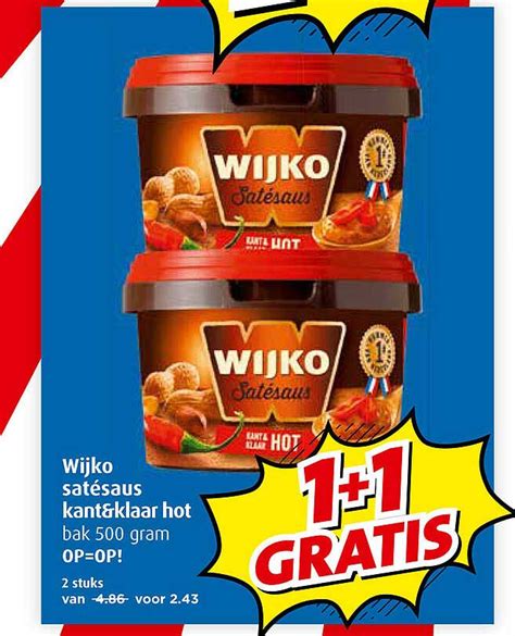 Wijko Satesaus Kant Klaar Hot Aanbieding Bij Boni Folders Nl