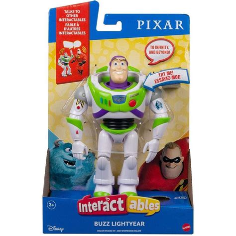 Boneco Buzz Lightyear Interativo Toy Story Disney Mattel Extra