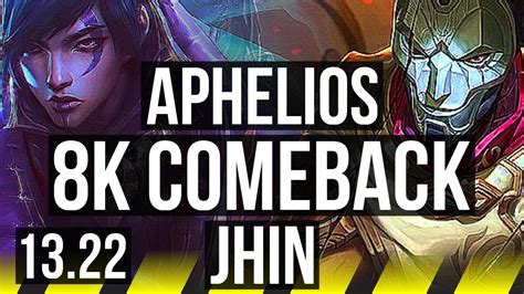 APHELIOS Seraphine Vs JHIN Rell ADC Comeback 600 Games 11 3