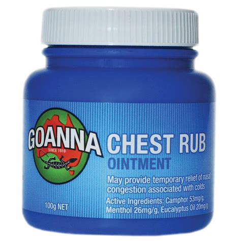 Buy Goanna Chest Rub 100g Online at Chemist Warehouse®