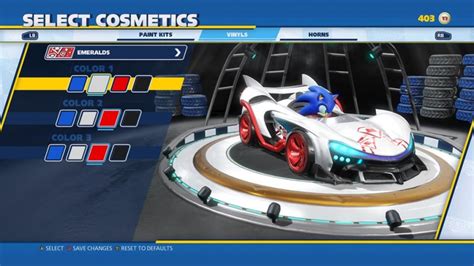 Heres A Look At How Customisation Works In Team Sonic Racing