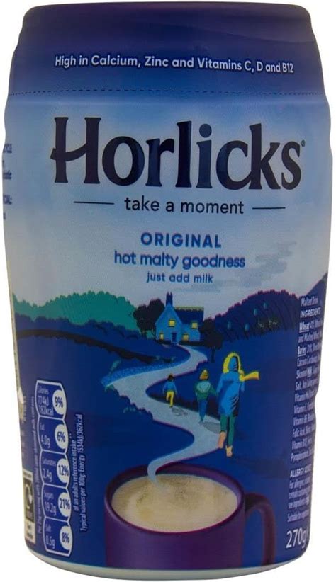 Horlicks Original Hot Malty Goodness 270g Uk Grocery