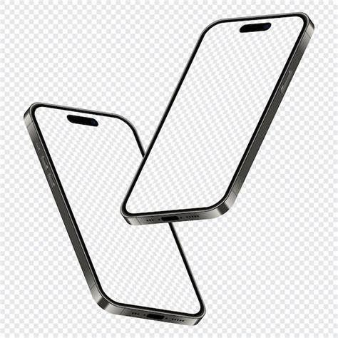 Premium Vector Realistic Smartphone Mockup Isometric Smartphone Set 3d Mobile Phones With