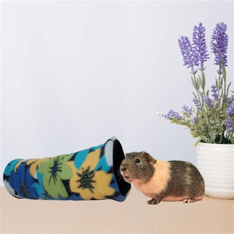 Large Guinea Pig Tunnel Made With Cozy Fleece Australia Made