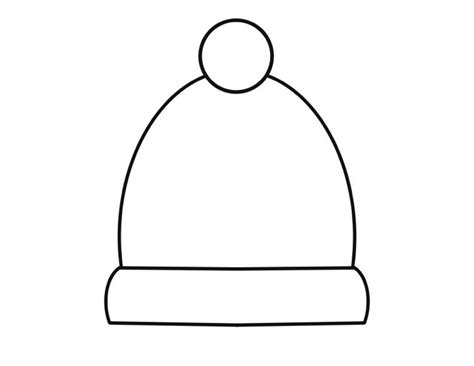 Free Printable Winter Hat Craft Template