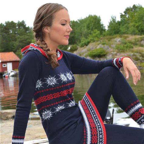 Vrikke Norwegian Sweater Dress and Tights - Sweater Chalet Wool Sweater ...