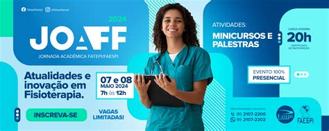 I Jornada de Fisioterapia da Fatepi Faespi Atualidades e inovação