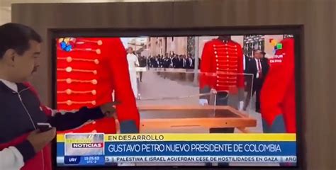 Nicolás Maduro Felicita A Gustavo Petro Por Su Posesión Y Se Muestra