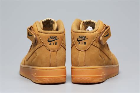 Nike Air Froce 1 Mid 07 Prm Qs Wheat Flax 715889 200