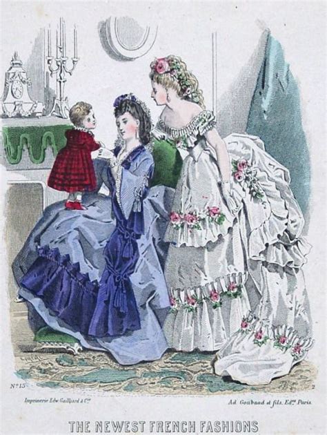 The Newest French Fashions Victorian Era Fashion S Fashion