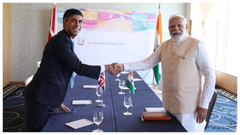 Pm Modi Holds Bilateral Talks With Uk Counterpart Sunak In Hiroshima Takes Stock Of India Uk