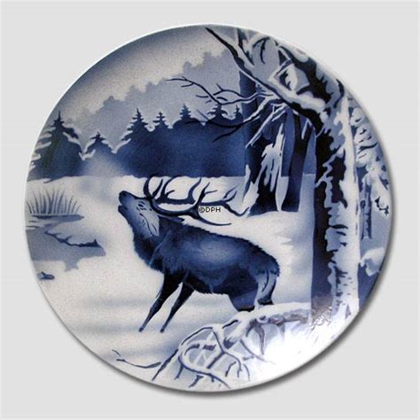 Plate No 2555d 20cm Red Deer Villeroy And Boch No Dv1523 Alt Dv