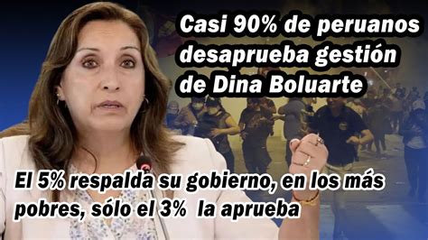 Hildebrandt Casi De Peruanos Desaprueba Gesti N De Dina Boluarte