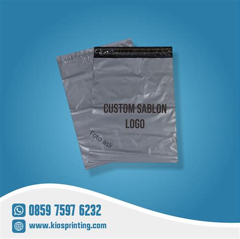 Polymailer Silver Micron Jasa Sablon Plastik