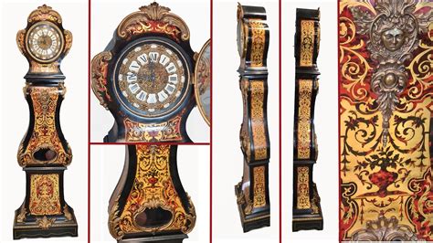 Boulle Clock Longcase Grandfather French Inlay Westminster Chimes