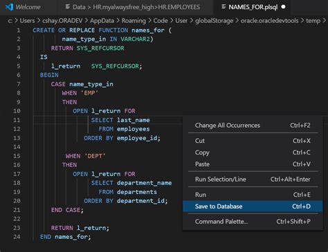 Oracle Developer Tools For Vs Code By Christian Shay Oracle Developers Medium