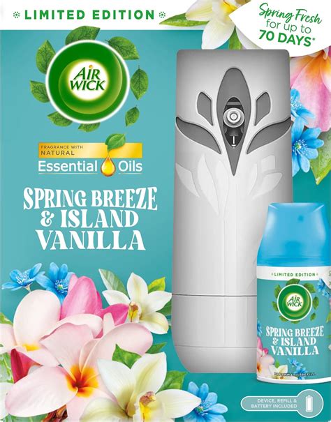 Airwick Freshmatic Max Complete Spring Breeze Island Vanilla Amazon