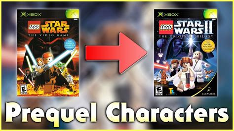 How To Get PREQUEL TRILOGY CHARACTERS In LEGO Star Wars II Use Old