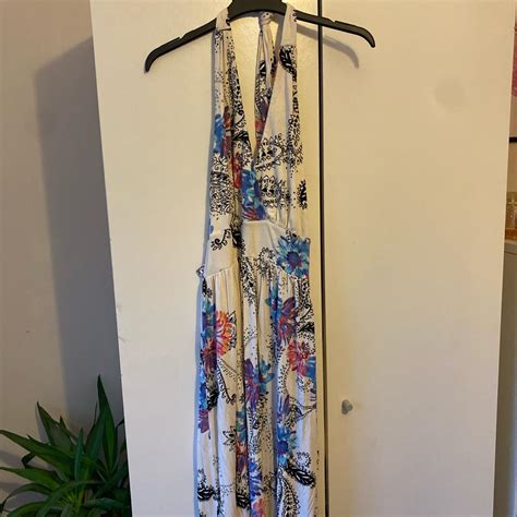 Primark Atmosphere White Floral Summer Maxi Dress Depop