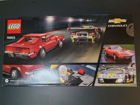 Lego 76903 - Speed Champions Chevrolet Corvette C8.R Race Car and 1969 ...