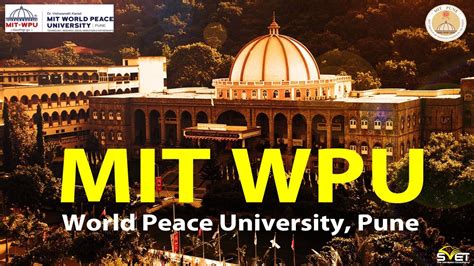 Mit World Peace University Hd Mitwpu Youtube