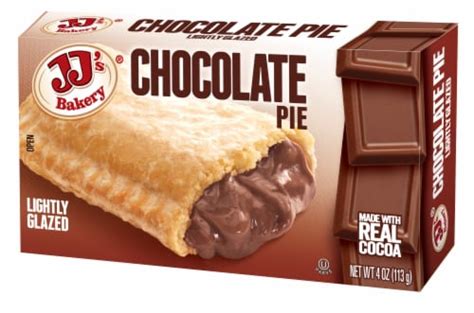 JJ S Bakery Lightly Glazed Chocolate Pie 4 Oz Kroger