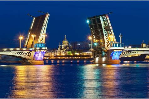 10 главных разводных мостов Санкт-Петербурга и время их развода в 2022 ...