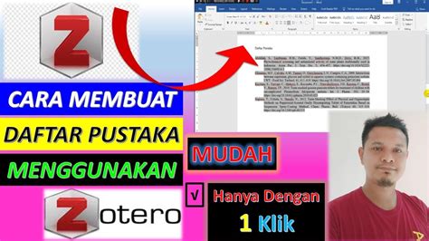 Tutorial Cara Membuat Daftar Pustaka Menggunakan Zotero Youtube