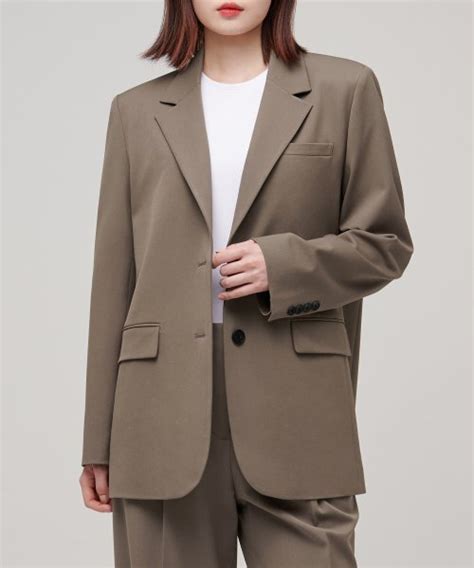 Musinsa Musinsa Standard Woman Womens Oversized Blazer Dusty Beige